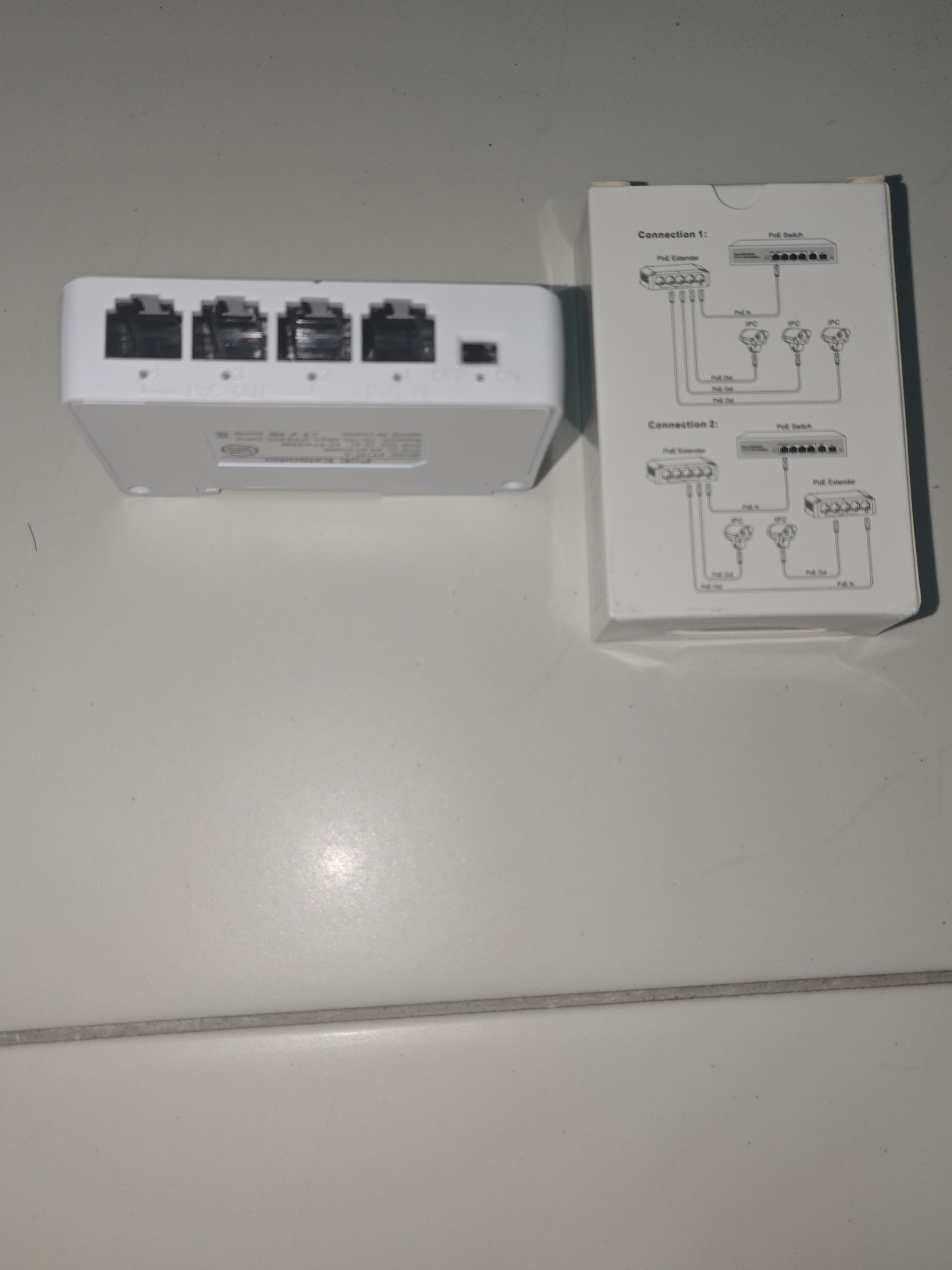 PoE Extender – 1 Input, 3 Output (10/100Mbps)